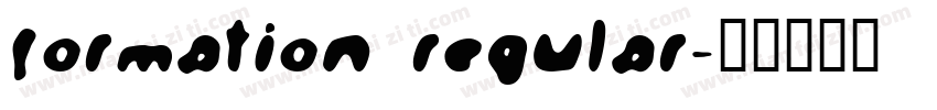 Formation Regular字体转换